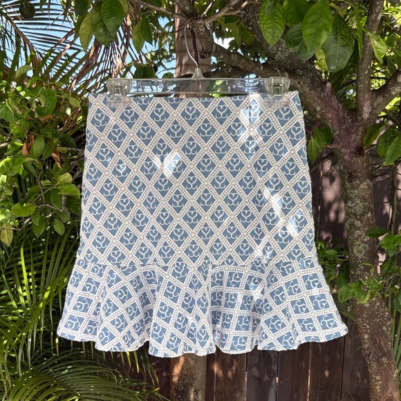 SANDRO Luxury Designer Fluted Hem Mini Skirt size 38 EU / US size 6 - Picture 2 of 12